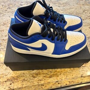 Nike Air Jordan 1 low Royal/white 11.5